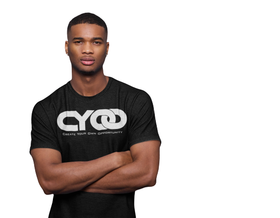 CYOO White Logo T-Shirt